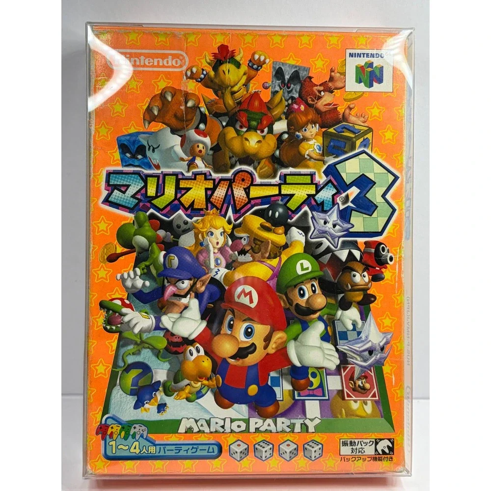 Mario Party 3 Nintendo 64 N64 Japan Import NTSC-J CIB Boxed NUS-NMVJ-JPN